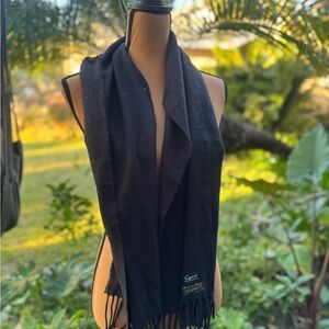 Cejon Black Scarf Made in Italy